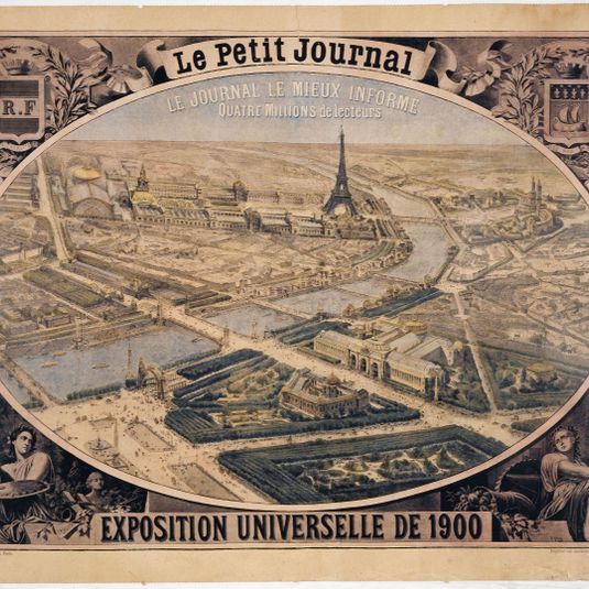 Le journal le mieux informé, c'est le Petit Journal. Quatre millions de lecteurs. "Exposition Universelle de 1900"