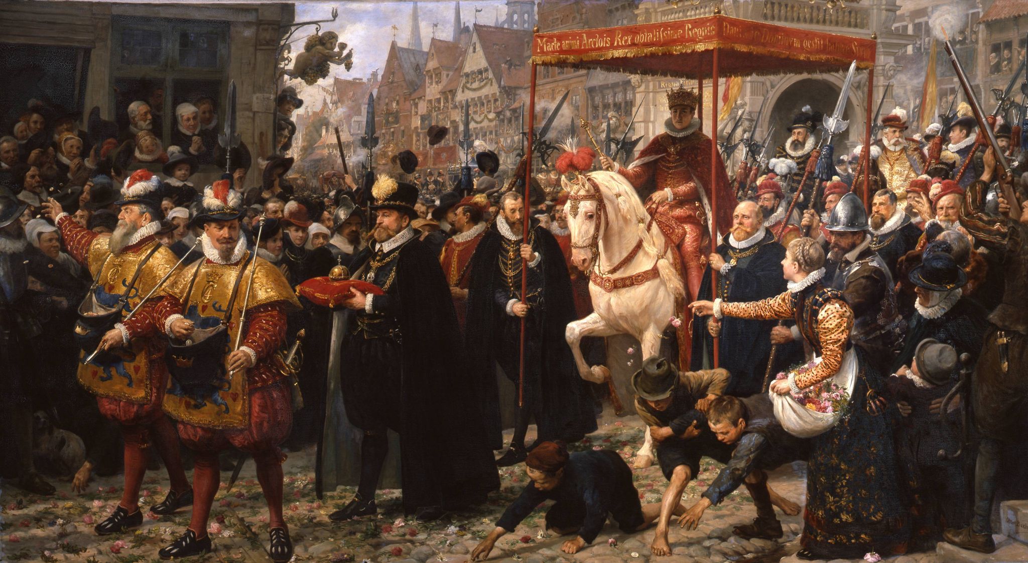 Christian IV’s coronation procession, 1596