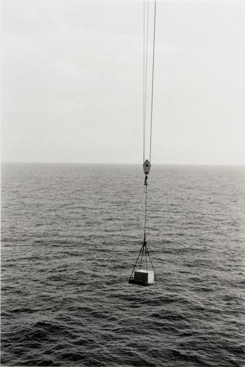 Untitled (Water, Cable Holding Hanging Box)