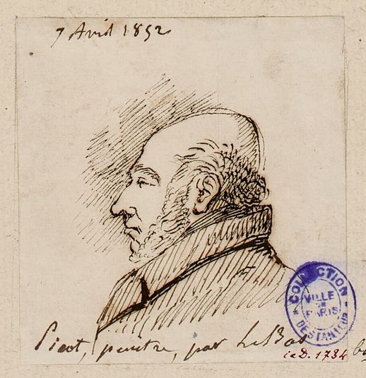 François-Edouard Picot, peintre : croquis