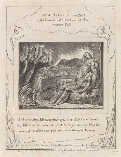 Illustrations of the Book of Job [in twenty-one plates]