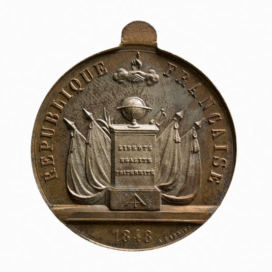 Hommage de la 2e Légion de Paris à la ville d'Evreux, le 28 mai 1848