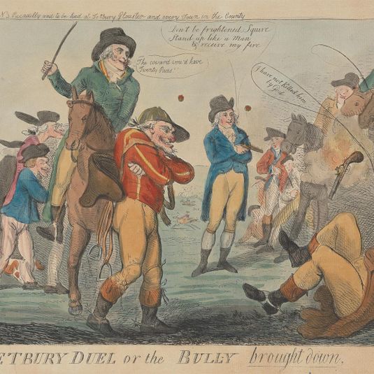 The Tetbury Duel or the Bully brought Down