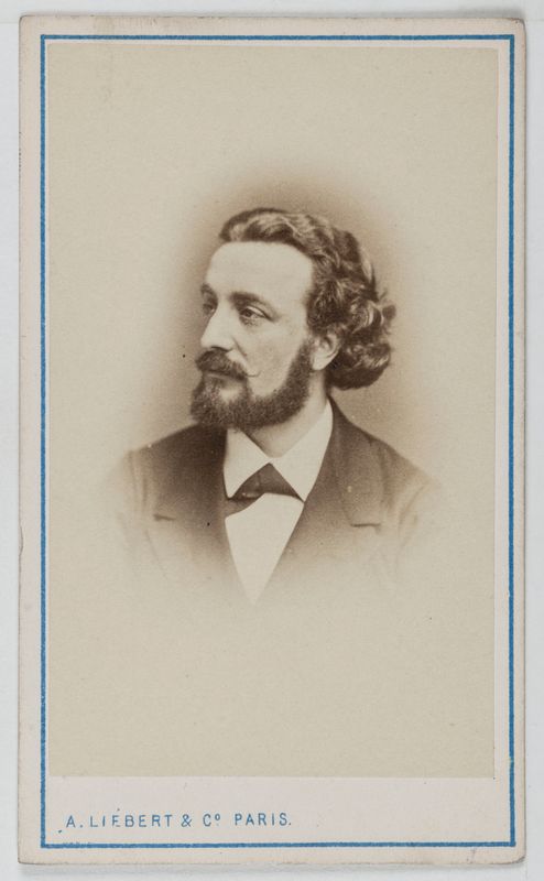 Portrait de Nicolas dit Nicolini, ténor léger au Théâtre des Italiens en 1863.
