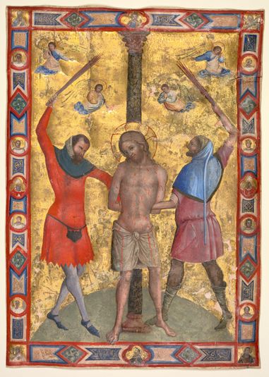 Miniature from a Mariegola: The Flagellation