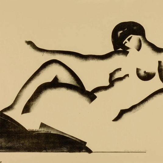 Reclining Nude (Lithograph #6)