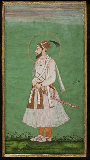 Portrait of a Mughal Prince, possibly a copy of a portrait of Sultan Shuja (1616-1659)