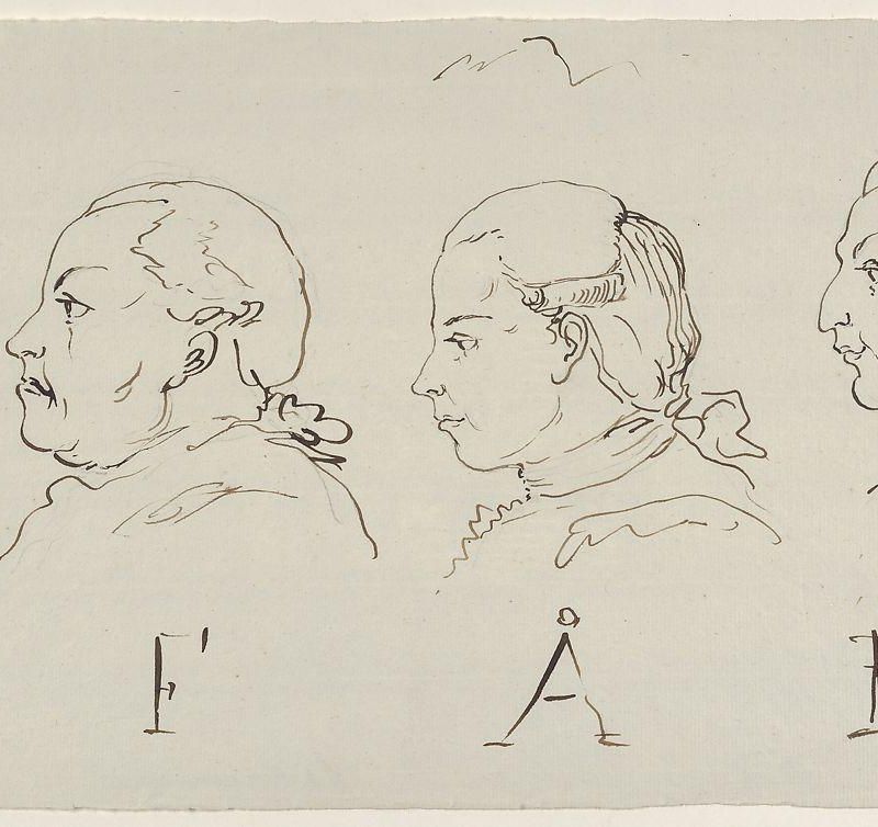 Three Portraits in Profile
