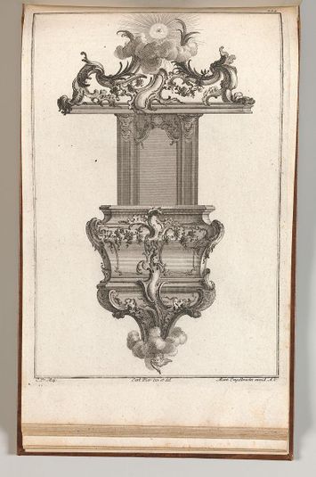 Design for a Pulpit, Plate 3 from an Untitled Series of Pulpit Designs