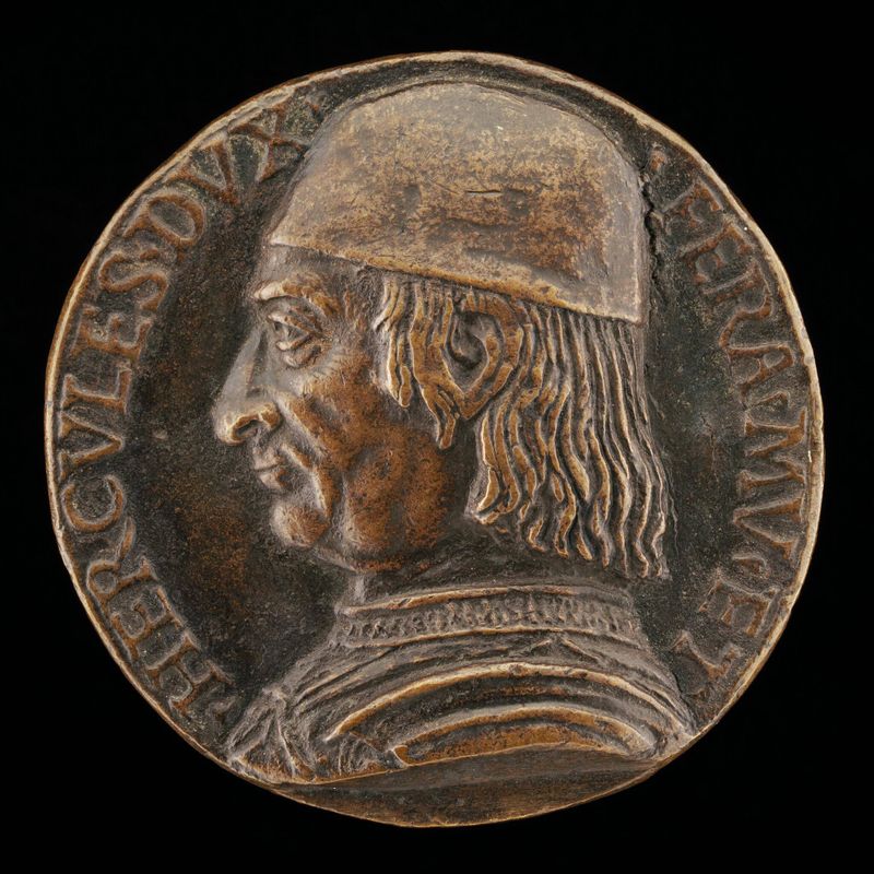 Ercole I d'Este, 1431-1505, Duke of Ferrara, Modena, and Reggio 1471 [obverse]