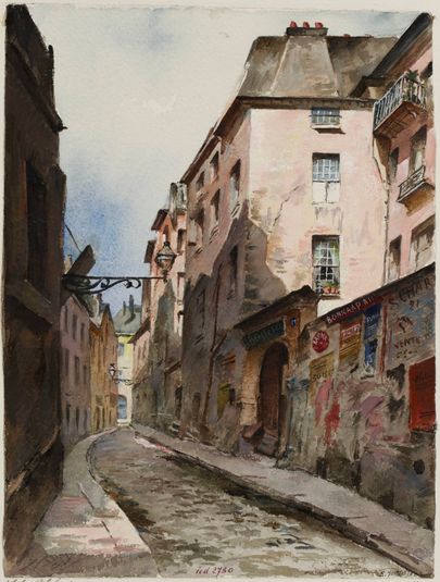 Rue Suger en 1898