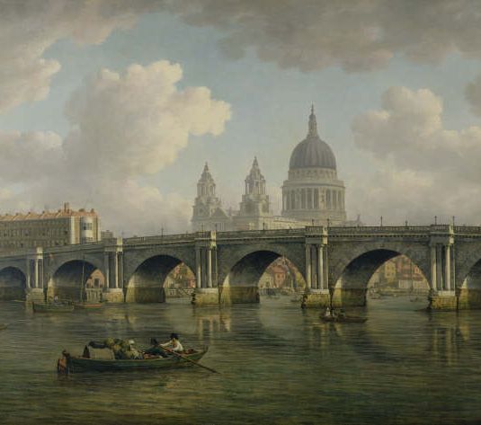 Blackfriars Bridge and St. Paul's, London