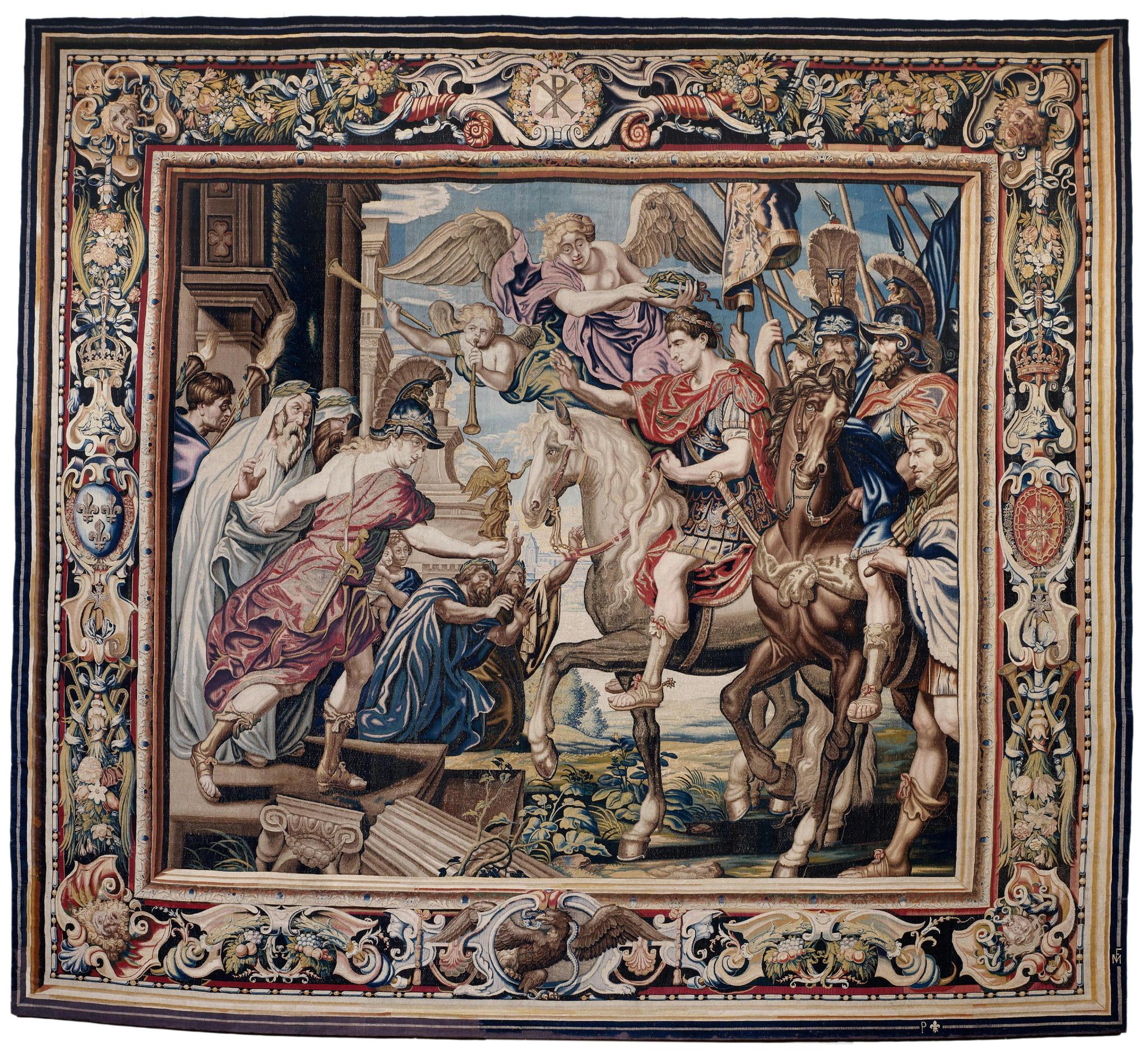 Tapestry showing Constantine's Triumphal Entry into Rome