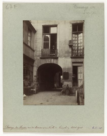 Passage des Singes, rue des Rosiers et rue Vieille-du-Temple, 4ème arrondissement, Paris