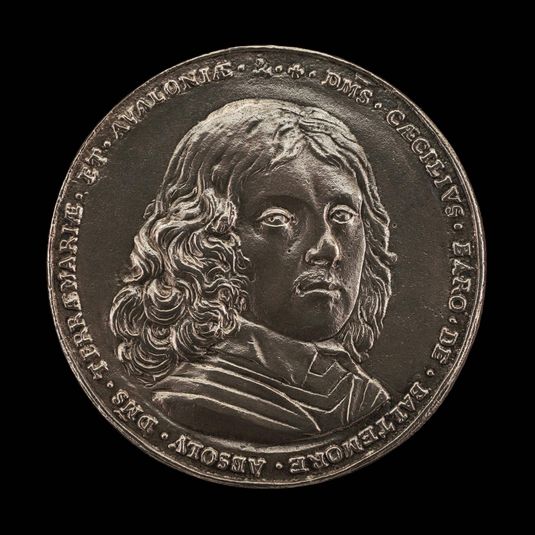 The Maryland Medal: Cecil Calvert, 1605-1675, 2nd Baron of Baltimore 1632, 1st Lord Proprietary of Maryland and Avalon [obverse]