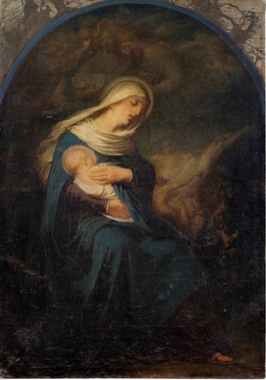 La Virgen con el Niño según una piadosa creencia