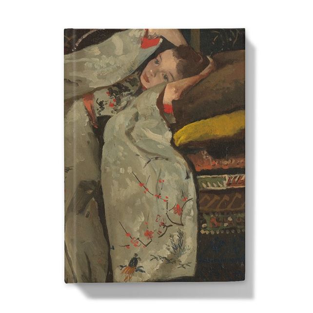 Girl in white kimono, George Hendrik Breitner, 1895 Hardback Journal Smartify Essentials