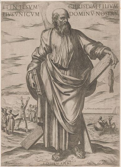 St. Andrew, from 'Christ, Mary and the Apostles'