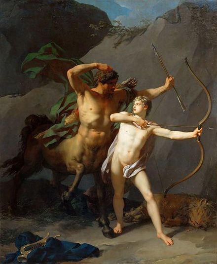 L'Éducation d'Achille par le centaure Chiron