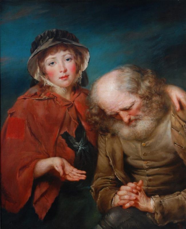 The Blind Beggar and his Grand-daughter