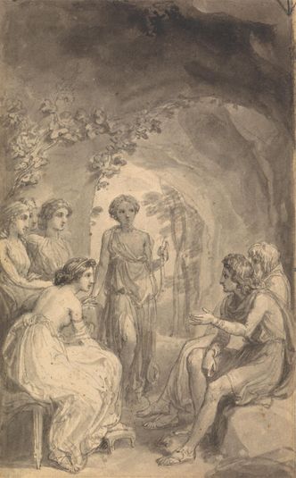 One of Six Illustrations to Fenelon's "The Adventures of Telemachus son of Ulysses"