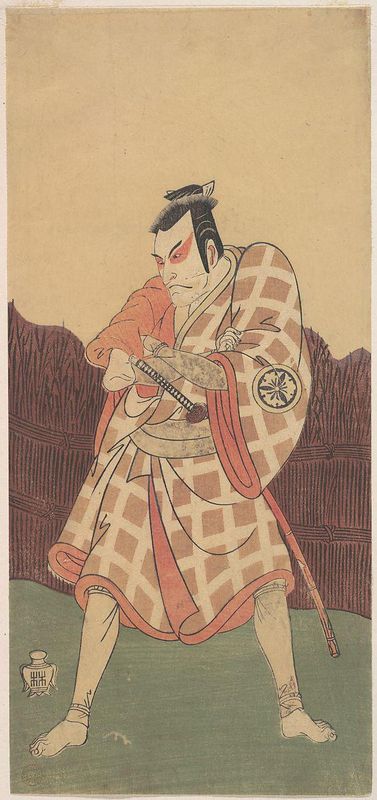 The Third Matsumoto Koshiro in the Role of Matsuomaru in "Sugawara"