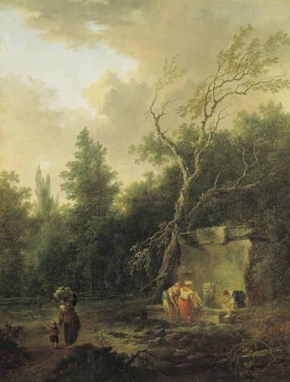 Wooded Landscape with a Well