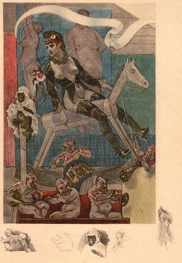 Woman on a Rocking Horse
