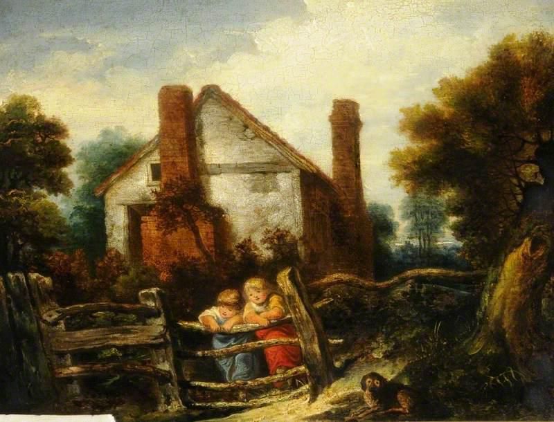 English Cottage Scene