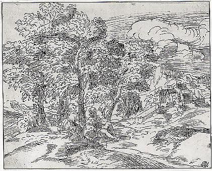 Landscape with Two Seated Figures