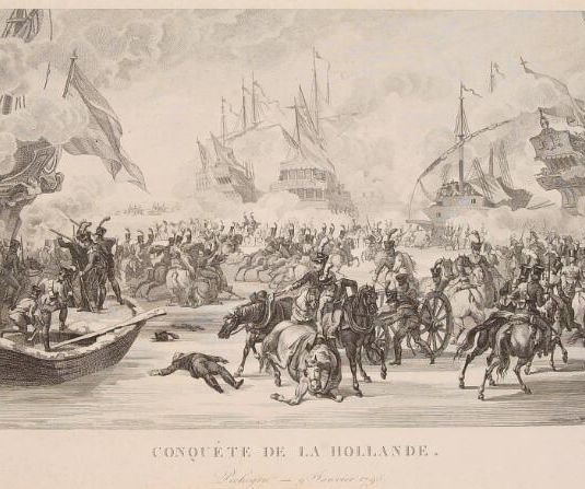 'Conquête de la Hollande. Pichegru 9 janvier 1795.'