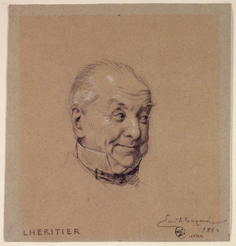 Portrait de Lhéritier, acteur du Palais Royal.