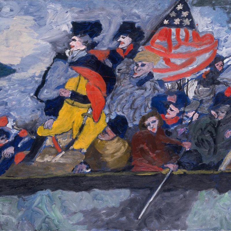Washington Crossing the Delaware, Variation on a Theme #3