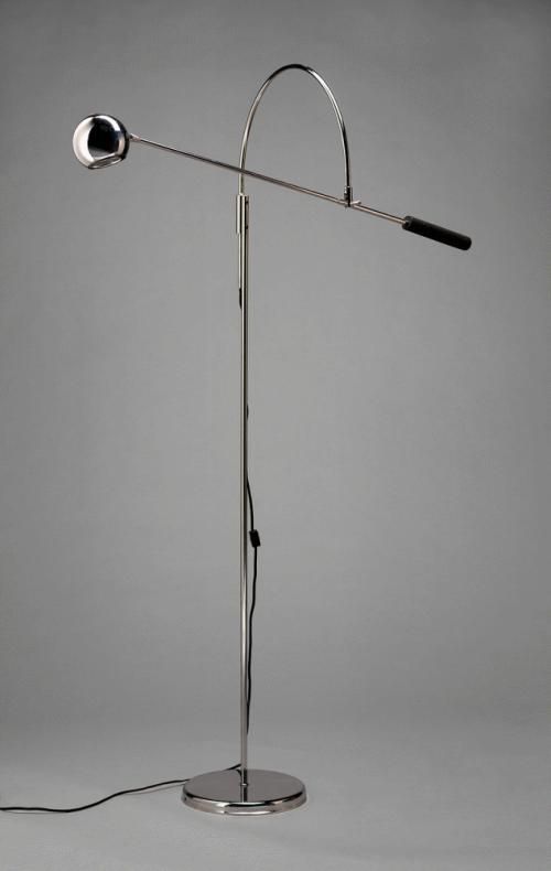 Suspended Arch Arm Orbiter Floor Lamp