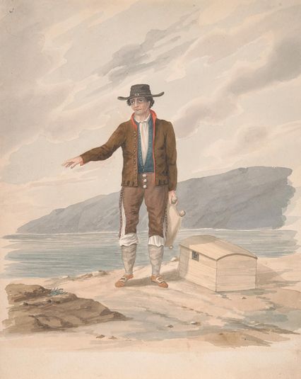 Man standing on seashore - Hierro