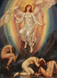 The Light Shineth in Darkness and the Darkness Comprehendeth It Notand Decoration or Devotion: William and Evelyn De Morgan