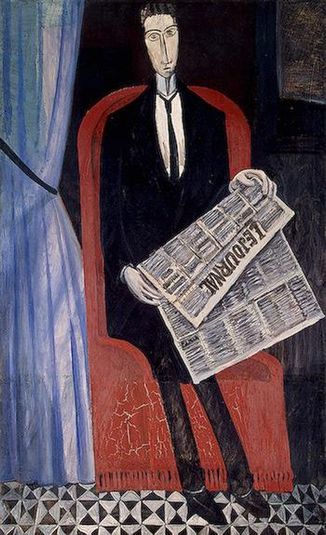 Portrait of a Man With a Newspaper