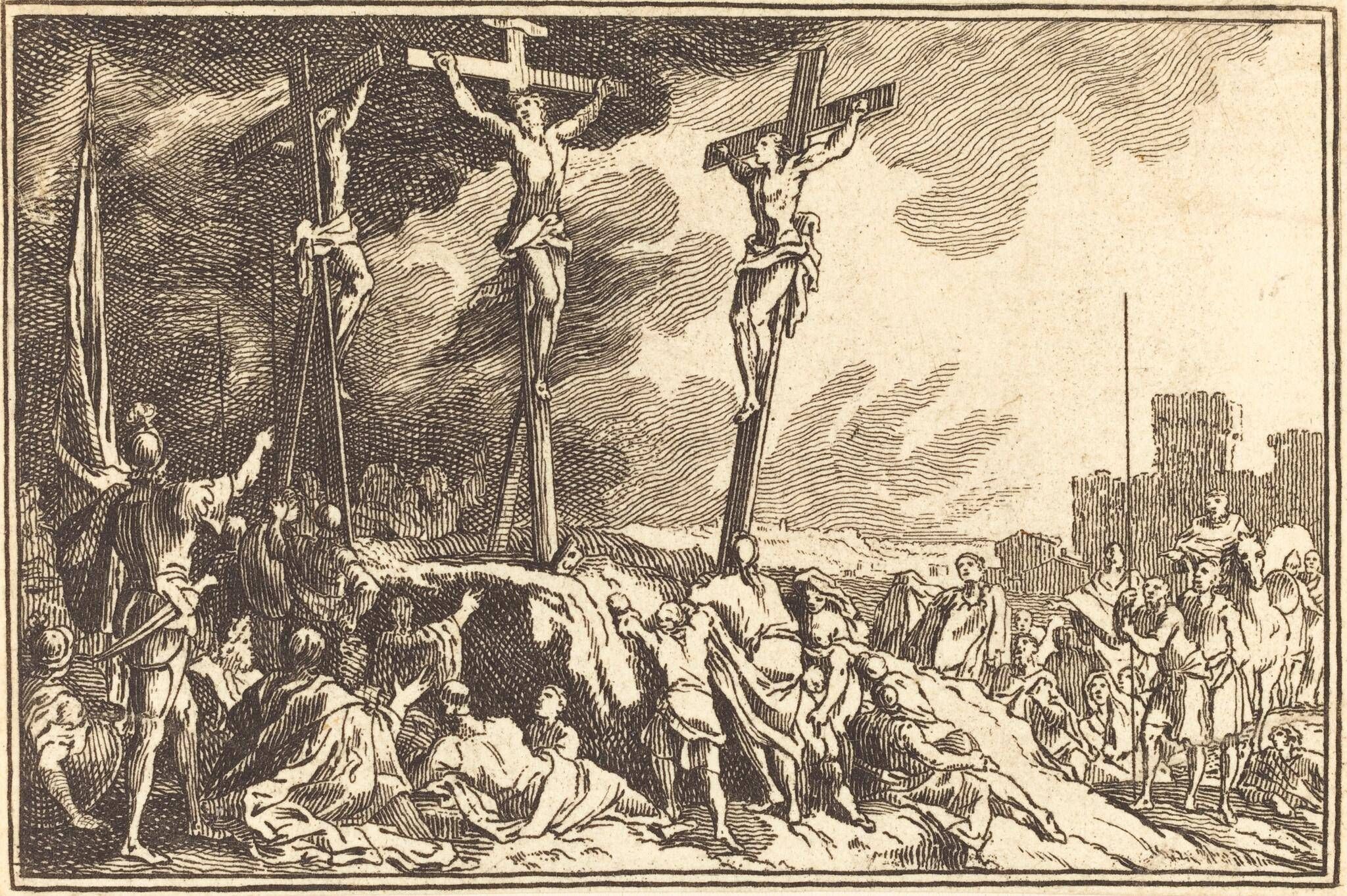 Christ on the Cross between the Two Thieves