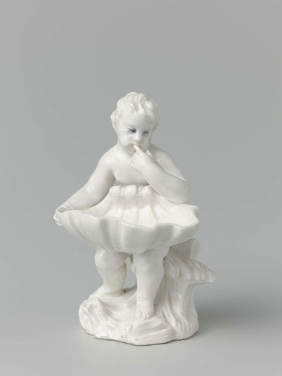 Salt cellar in the shape of a putto