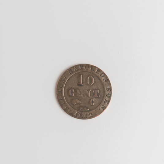 10 centimes de franc du royaume de Westphalie, 1812