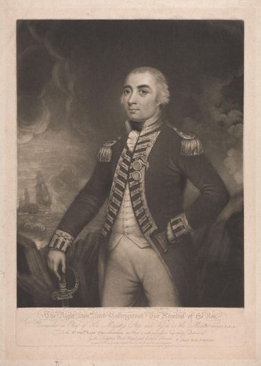 The Right Hon'ble Lord Collingwood, Vice Admiral of the Red, Commander in Chief of His Majesty's Ships and Vessels in the Mediterranean... Pub. Feb. 24, 1806