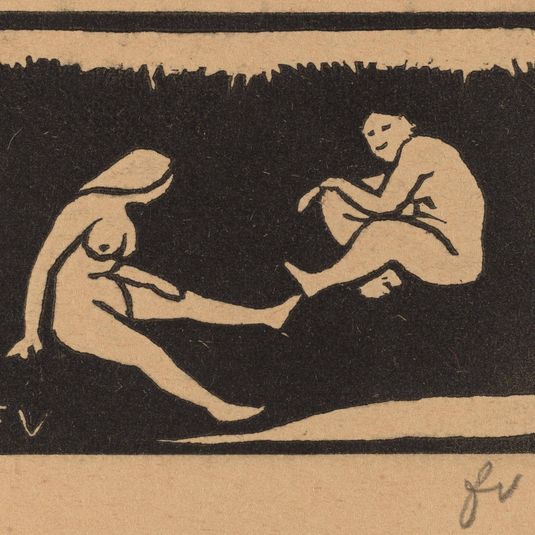 Two Seated Bathers (Deux baigneuses assises)