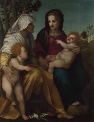 The Madonna and Child with Saint Elizabeth and Saint John the Baptist