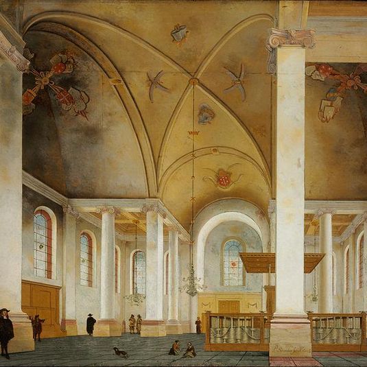 Interior of the Nieuwe Kerk, Haarlem