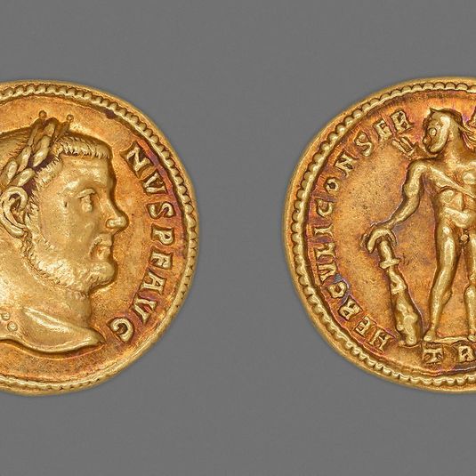 Aureus (Coin) Portraying Emperor Maximianus Herculius