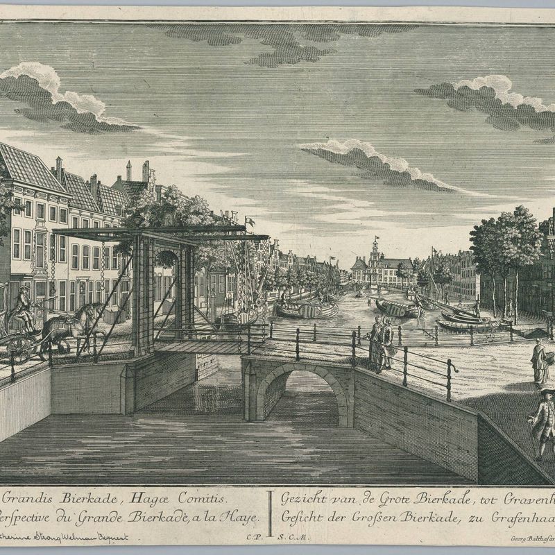 Peep-show, View of the Great Bierkade, The Hague