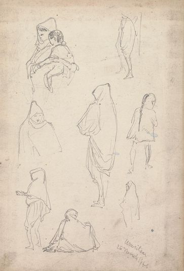 Studies of Women and Children, Amritsar, 26 March 1860