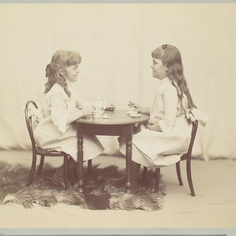 Frances and Ethel de Forest, daughters of Robert de Forest