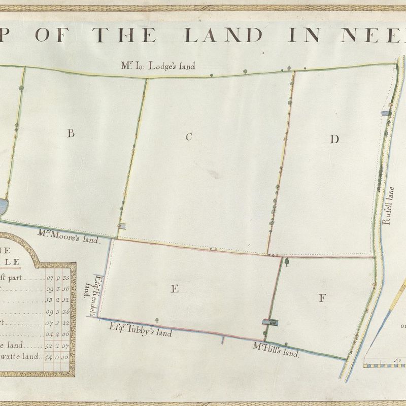 A Map of the Land in Needham
