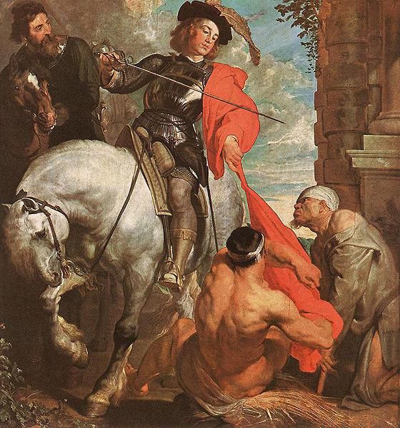 Saint Martin Dividing his Cloak (van Dyck)
